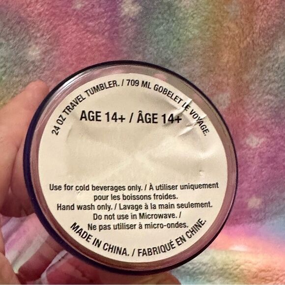 Hello Kitty Glitter Acrylic Travel Cup - Picture 6 of 7